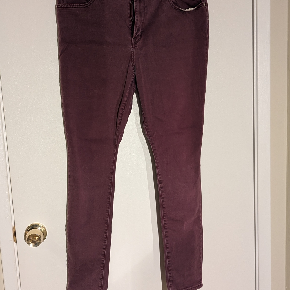 Levi's Purple Skinny Jeans with Stretch Denim